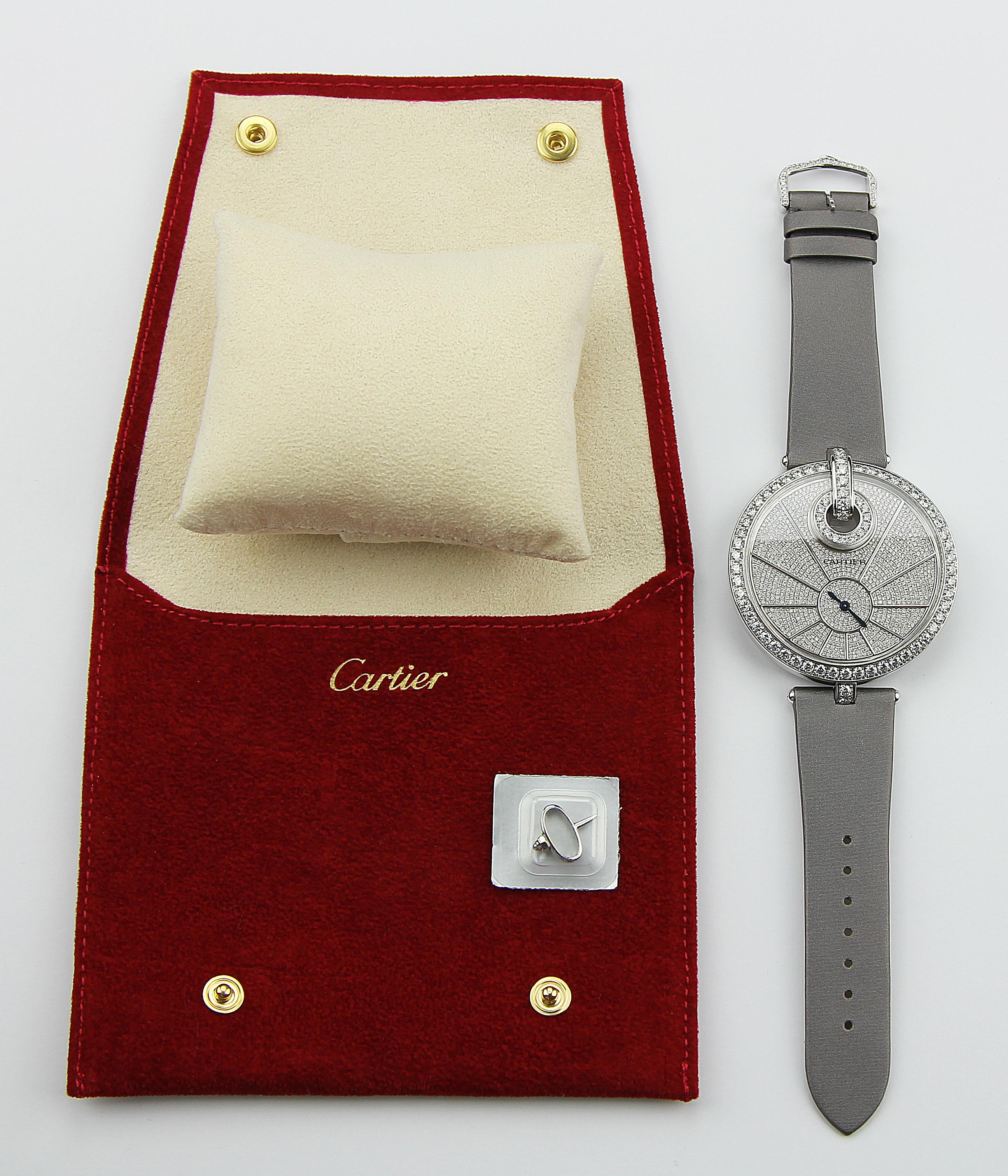 Captive de Cartier Watch White Gold Diamond, High Jewelry Extra Large 1