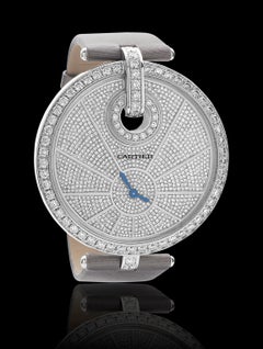Captive de Cartier Watch White Gold Diamond, High Jewelry Extra Large