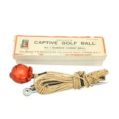 Antique Captive Golf Ball Training Aid