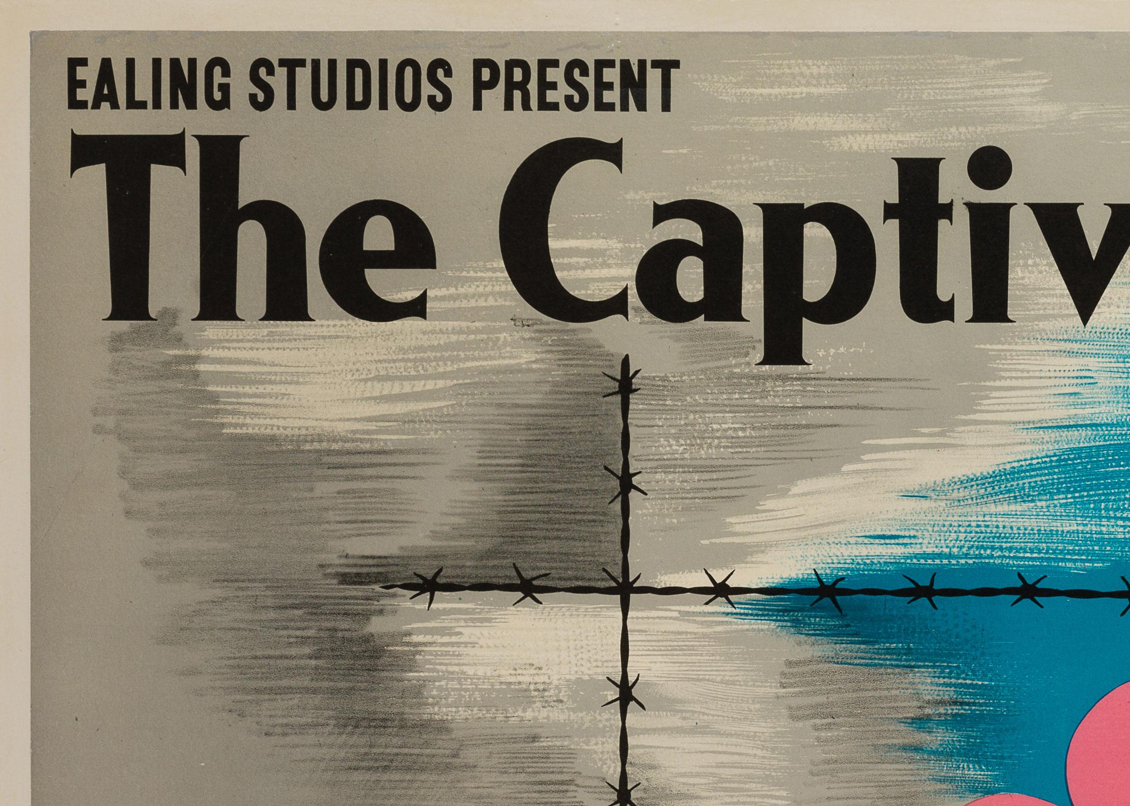 20th Century Captive Heart Original Premiere Uk Film Poster, John Bainbridge, 1946