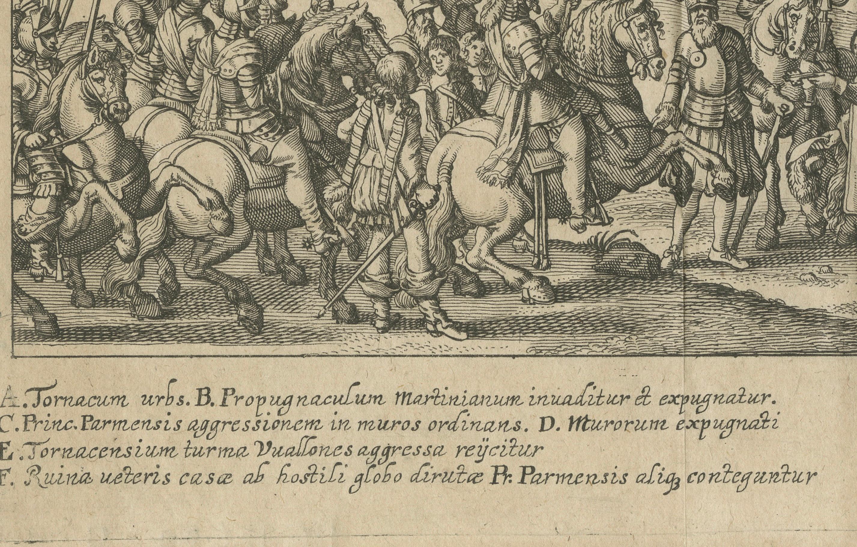 Captura de Tournai por las fuerzas de Parma, 1581: Asedio y conquista de la ciudad en Bueno estado para la venta en Langweer, NL