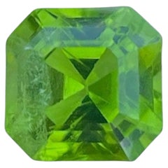 Capture the Essence of Nature Asscher Cut Peridot Gemstone Refresh and Renew
