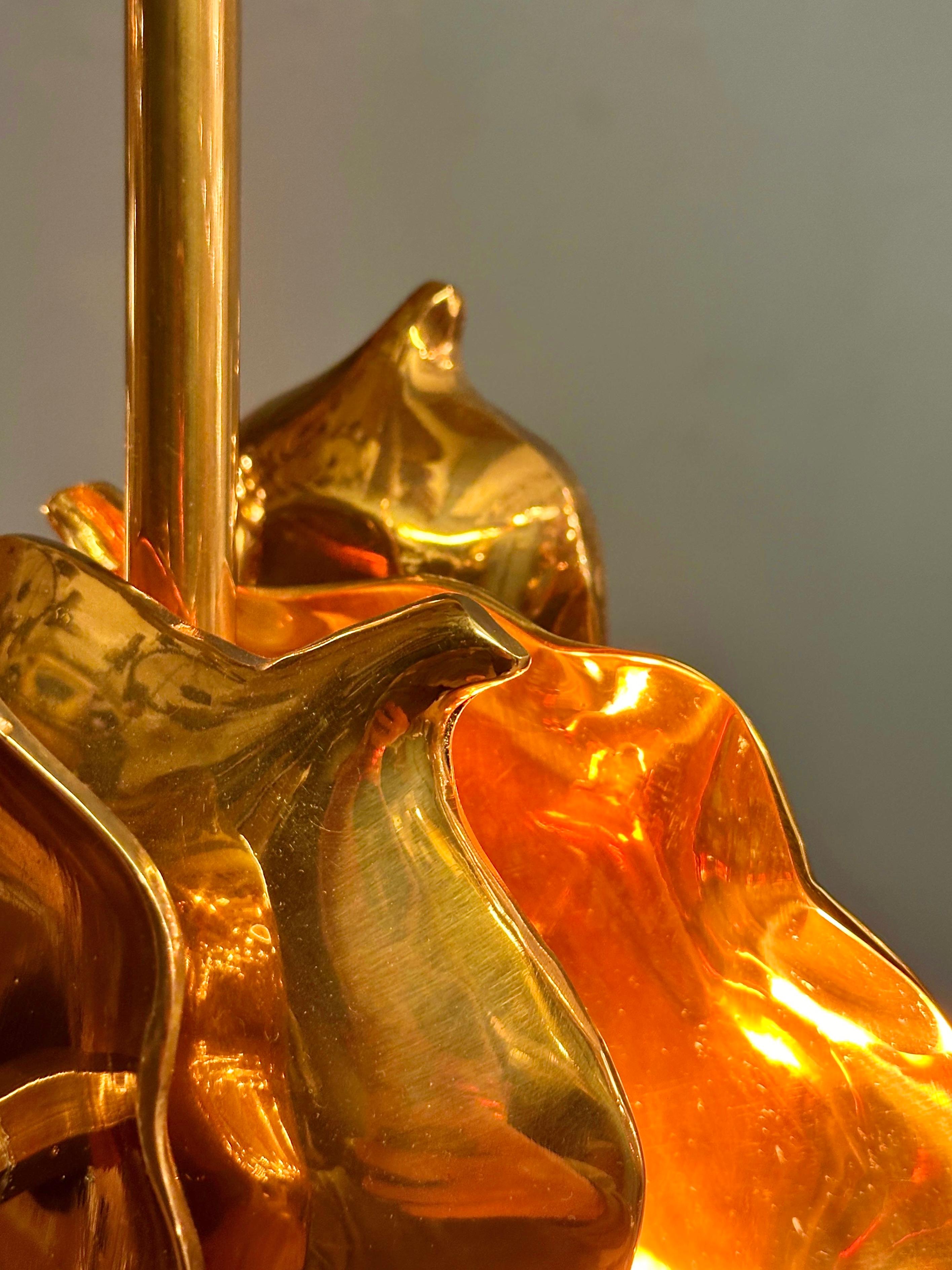 Contemporary Capua Pendant - Brass Casting Pendant For Sale