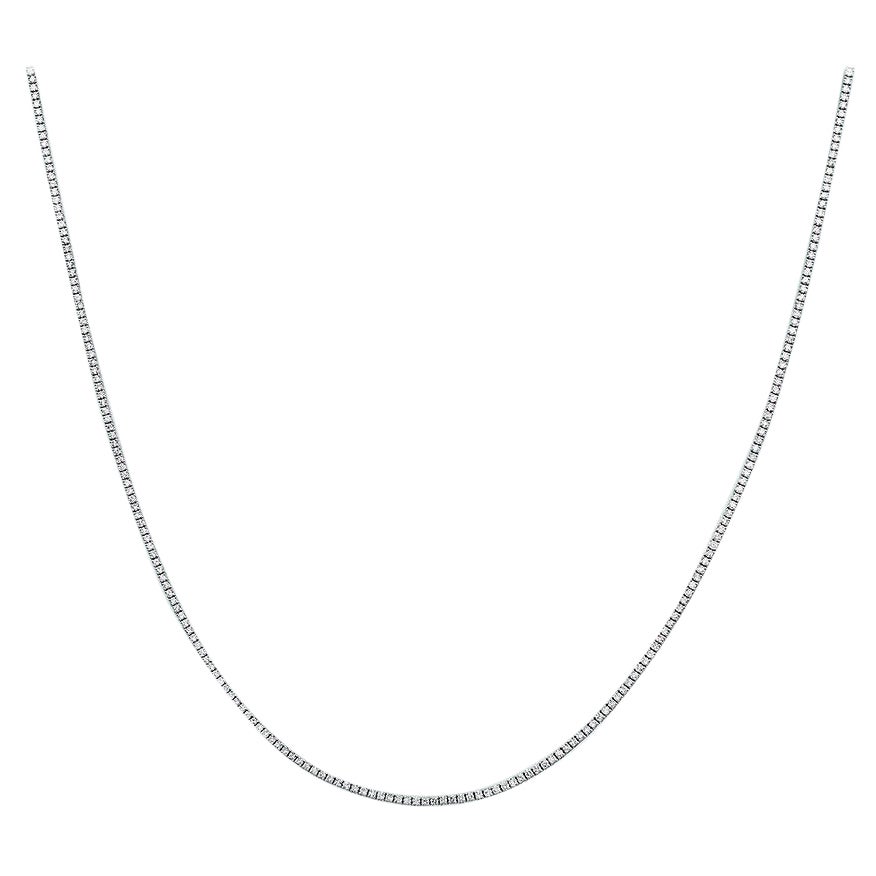 Capucelli 
2.50 ct. t.w.
 Collar Tenis Diamantes Naturales, Oro 14k 4 Puntas en venta