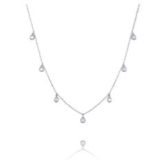 Capucelli 7 Stone Dangle Diamond Station Necklace (0.50 ct.)