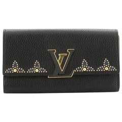 Capucines Long Wallet Crocodilien Brillant - Wallets and Small Leather  Goods