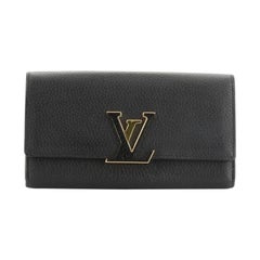 Shop Louis Vuitton CAPUCINES Calfskin Leather Folding Wallet Small Wallet  Logo by Moogizm
