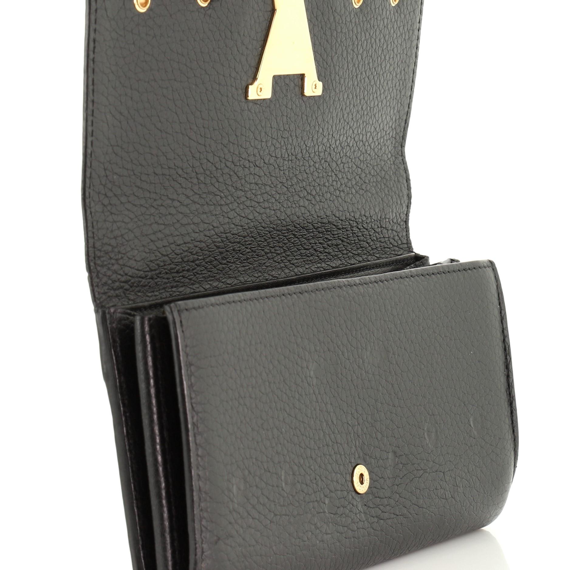 Capucines Wallet Studded Leather 2
