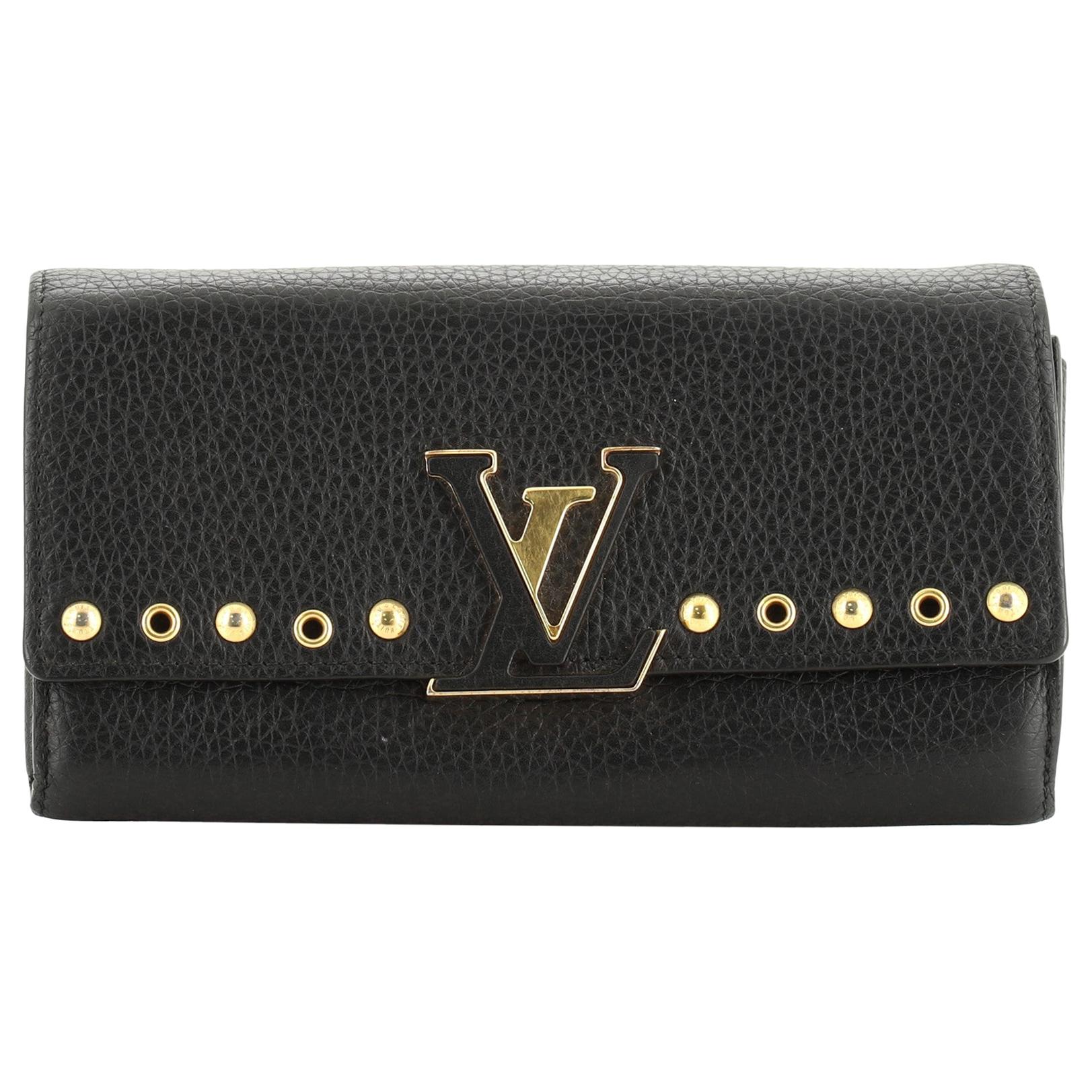 Capucines Wallet Studded Leather