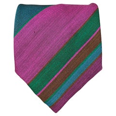 CAPWELL'S Multi-Color Stripe Wool Blend Tie