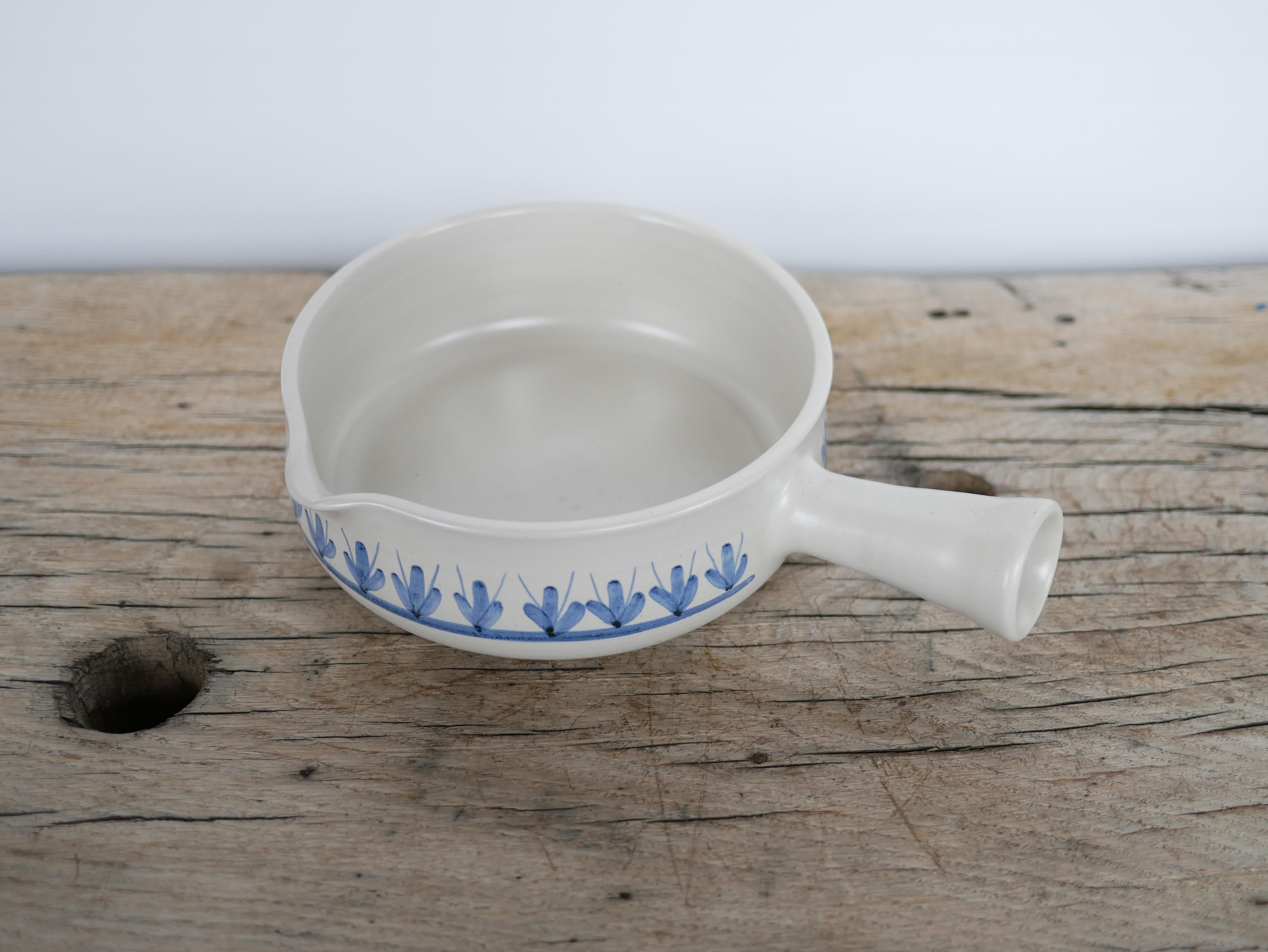 Caquelon vintage en céramique par Le Pot de Terre siglo XX en venta
