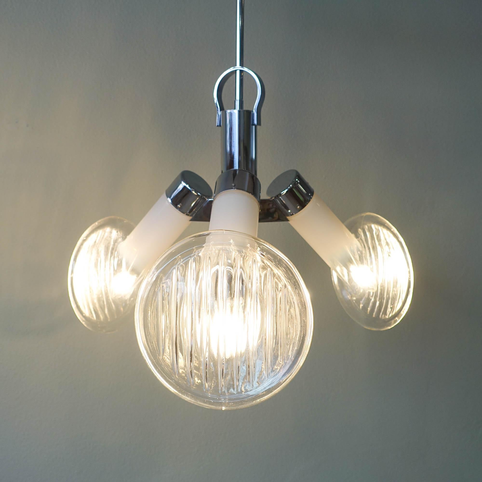 Lampada da soffitto Car Optics di Carlo Nason per Mazzega, anni '70 in vendita 12