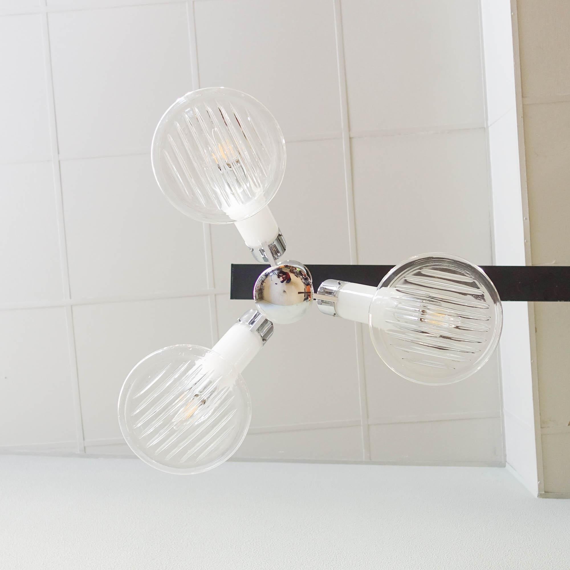 Fine XX secolo Lampada da soffitto Car Optics di Carlo Nason per Mazzega, anni '70 in vendita