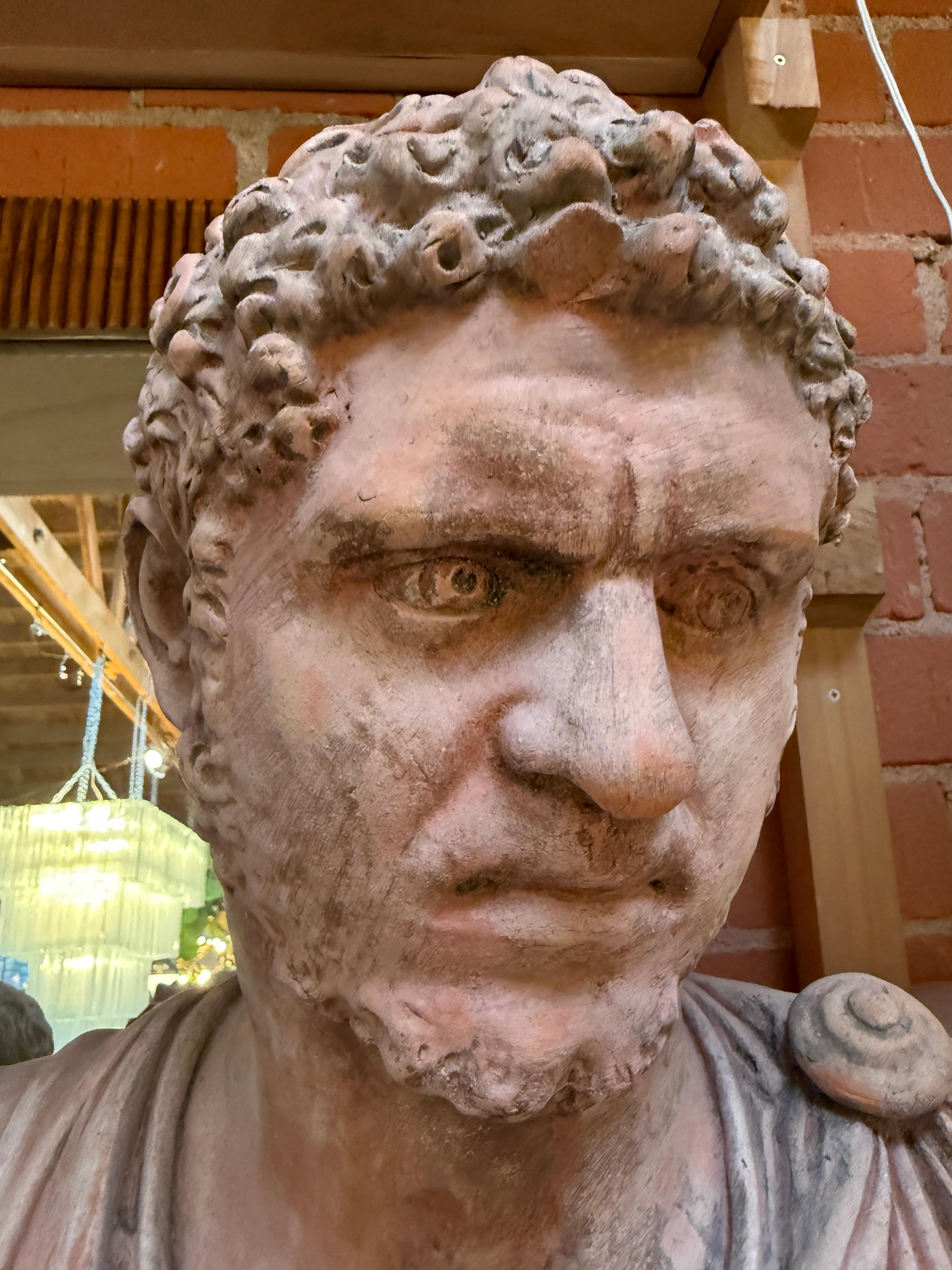 XIXe siècle Buste de Caracalla en 