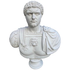 Caracalla Roman Emperor Bust Sculpture, 20th Century