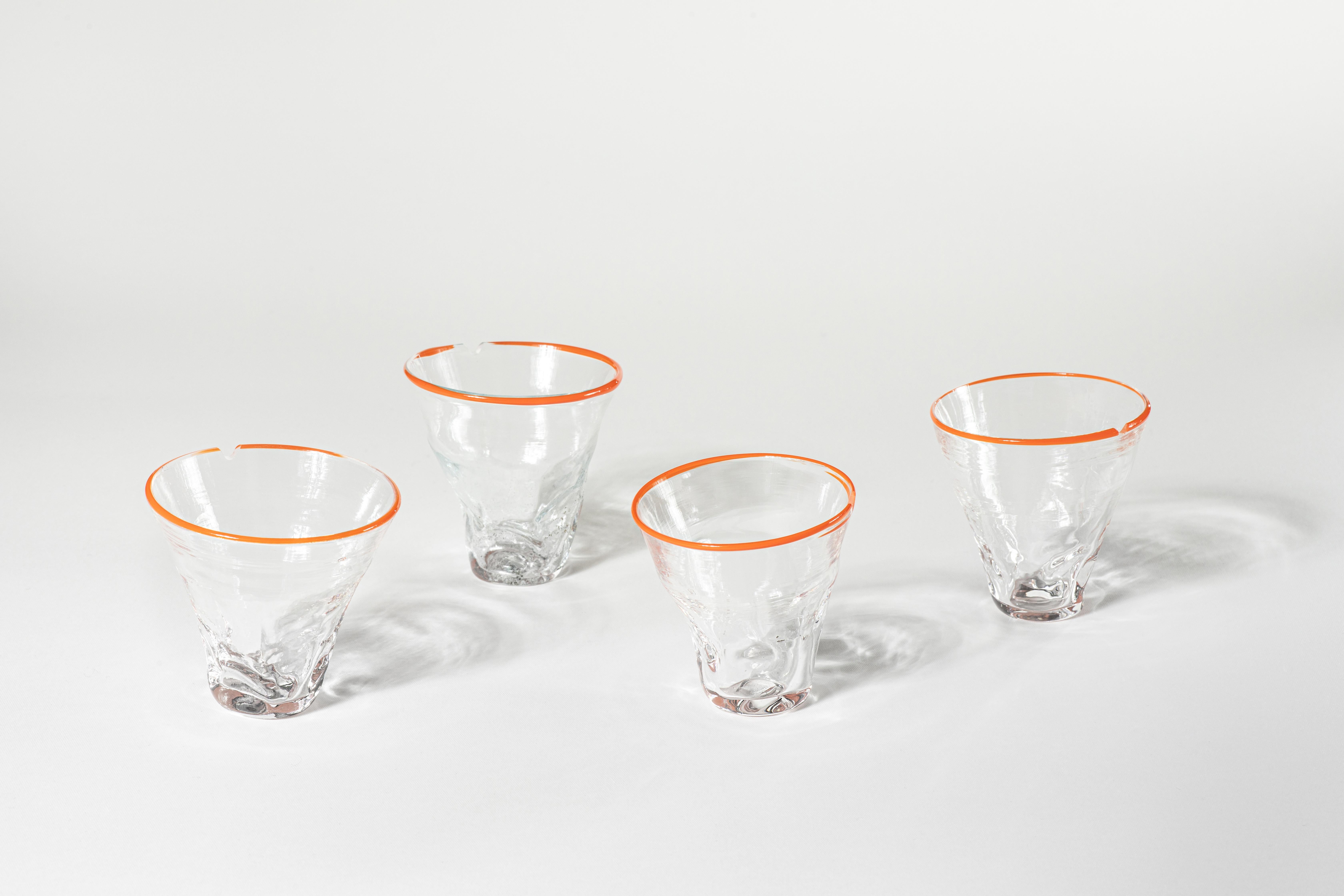 Hand-Crafted Carafe and Glasses by Sanna Völker For Sale