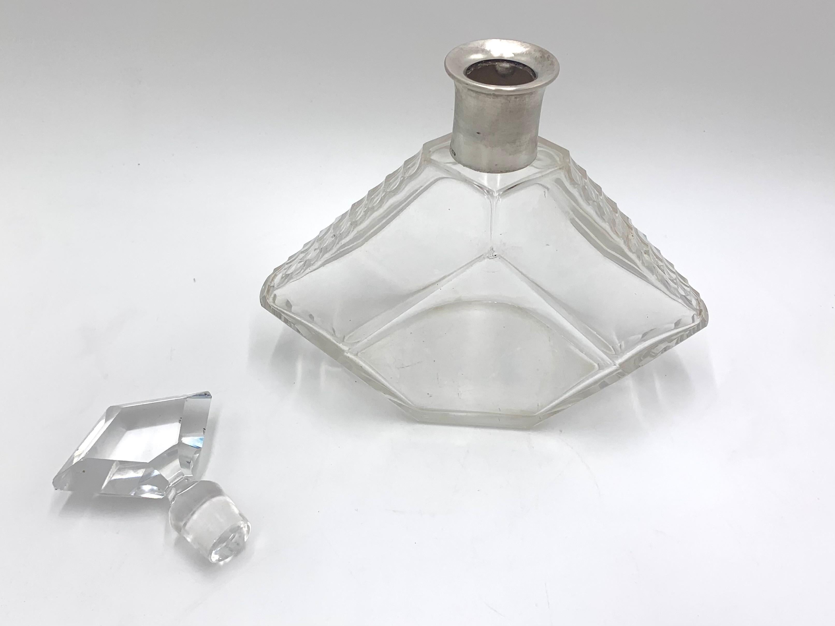 Carafe Decanter with a Silver Neck, Julius Lemor Breslau, circa 1900 6