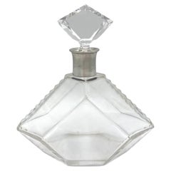 Carafe Decanter with a Silver Neck, Julius Lemor Breslau, circa 1900