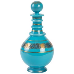 Carafe in Turquoise Blue Opaline