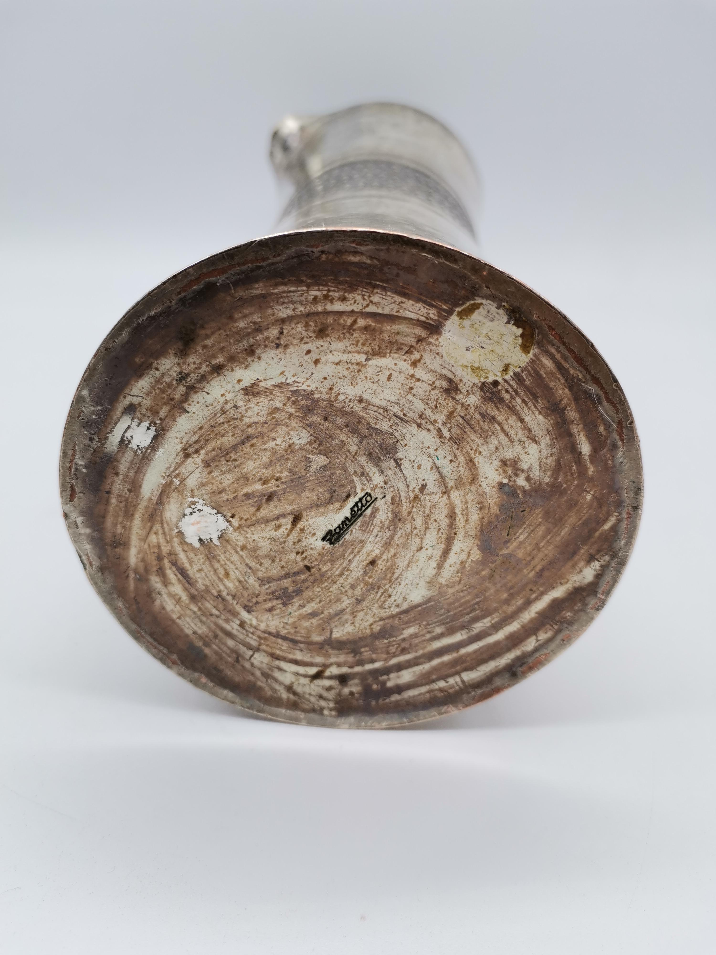 XX secolo Caraffa, Metallo argentato, Zanetto, Italia
