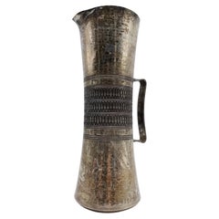 Carafe, Silvered Metal, Zanetto, Italy