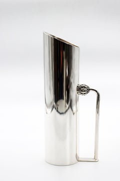 Caraffa Modello Piccolo e Alto in Bronzo Argentato