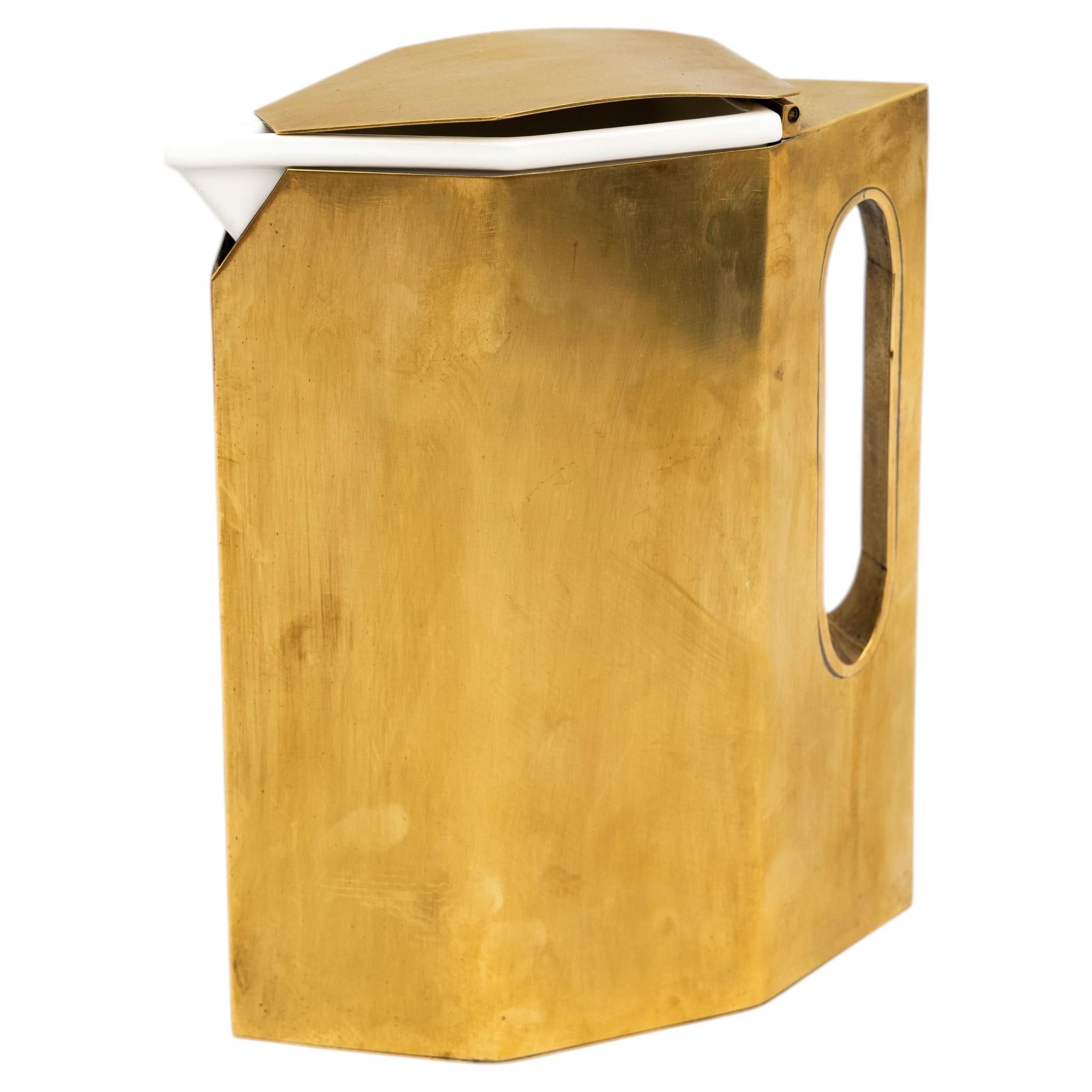 Brass carafe, 1950s For Sale