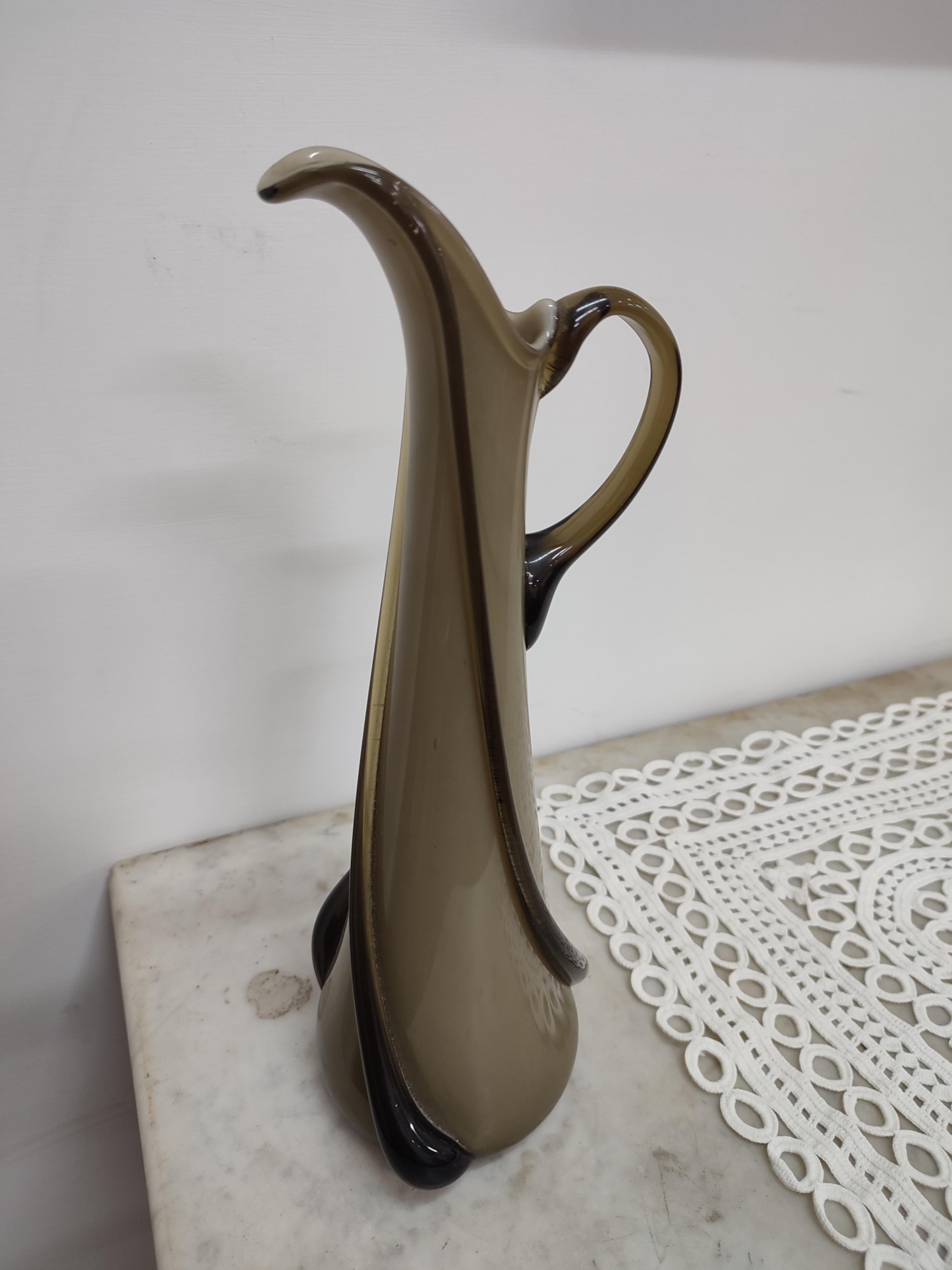 Italian Murano glass jug For Sale