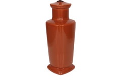 Caramel Colored Ceramic Table Lamp