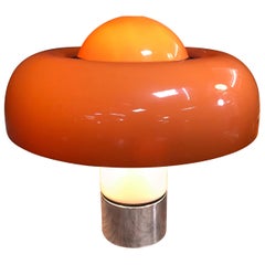Caramel Color Midcentury Brumbury Table Lamp, Luigi Massoni for Harvey Guzzini