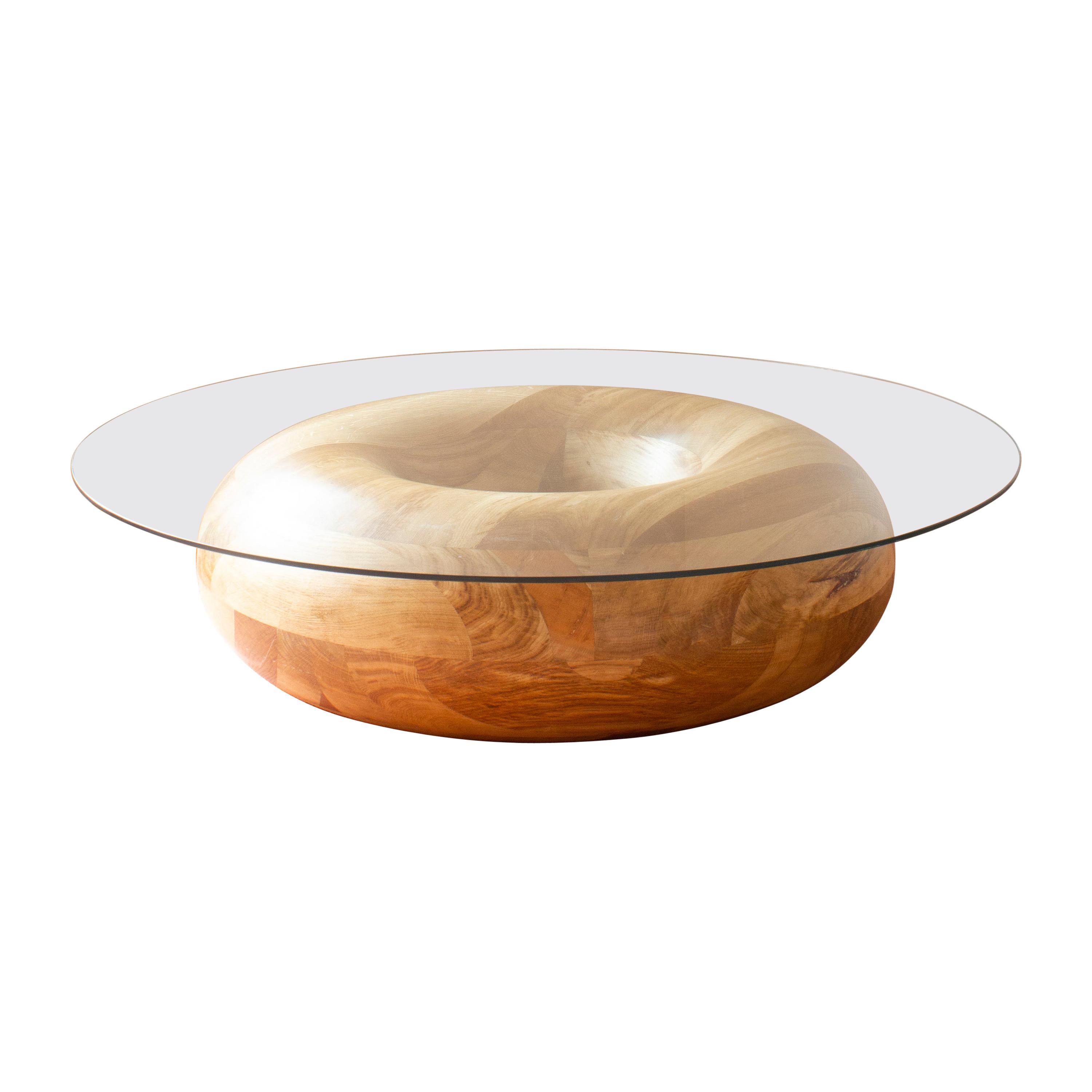 Caramel Donut Coffee Table by Soft-Geometry For Sale