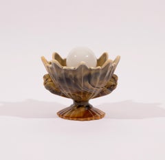 Caramel Marble Glass Contemporary Table Lamp by Nusprodukt