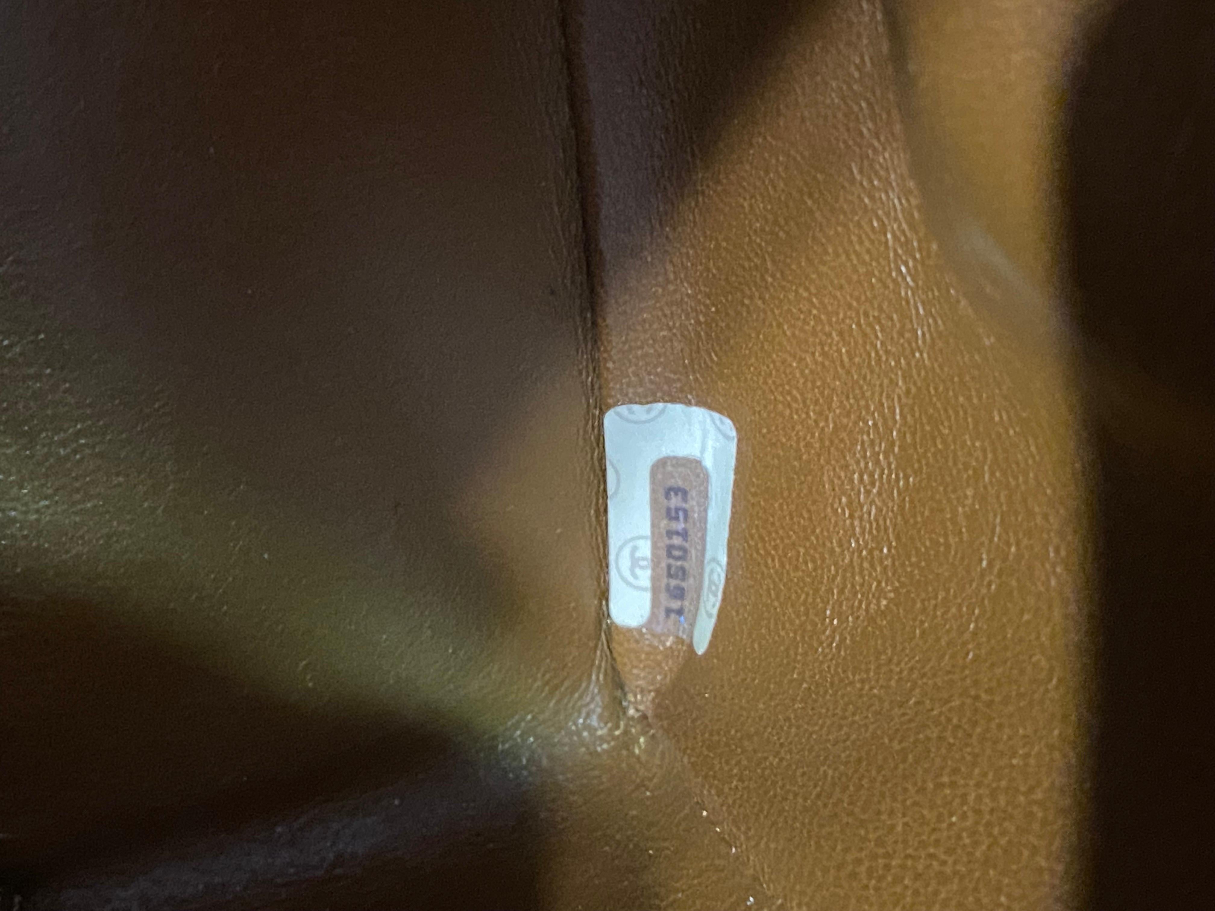 Caramel vintage shoulder bag Chanel ‘80 For Sale 13