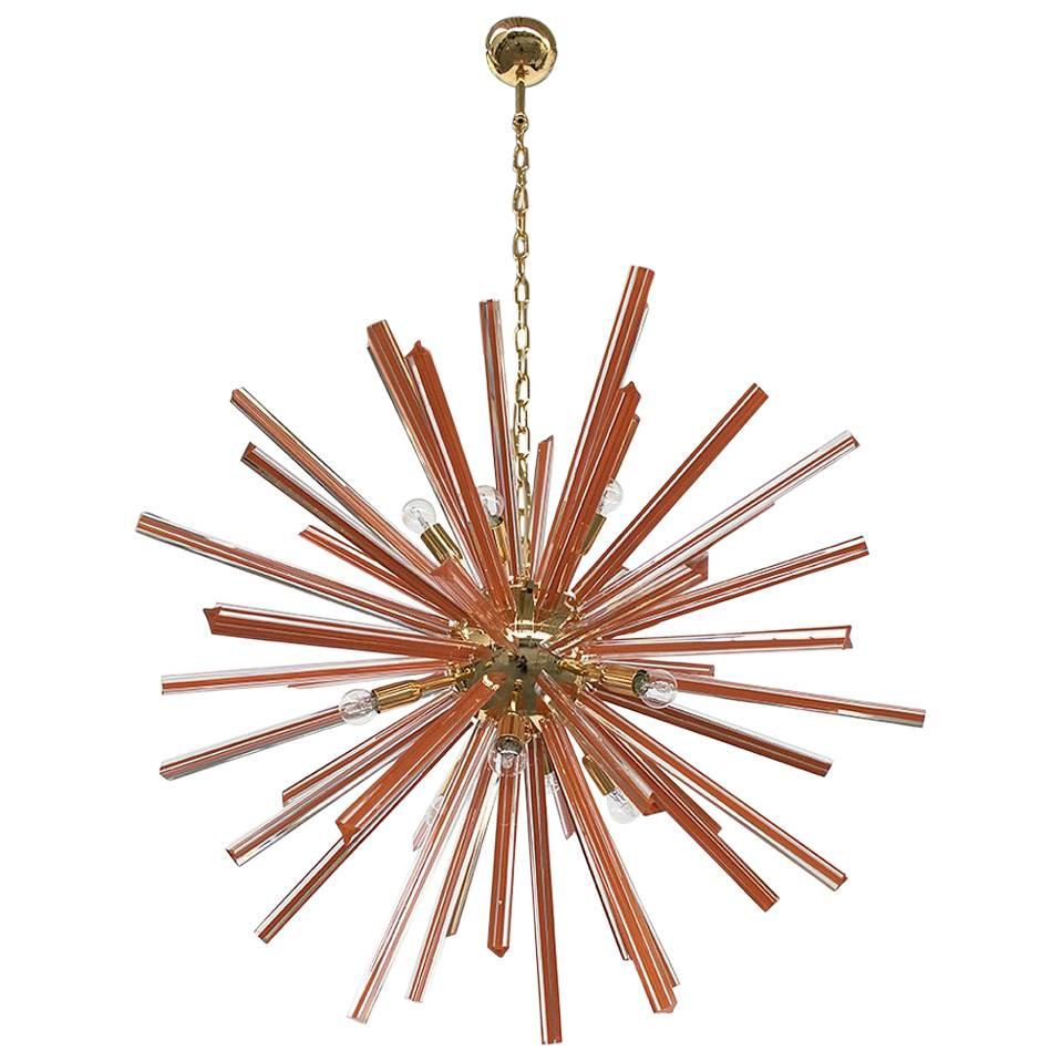 Caramello Sputnik Chandelier by Fabio Ltd For Sale