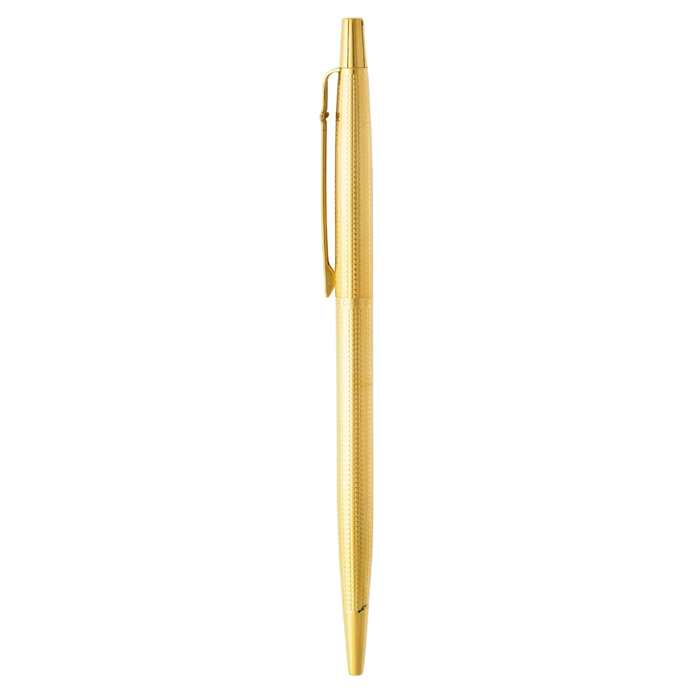 Caran d'Ache Collection Madison Gold Plated BallPoint Pen 
