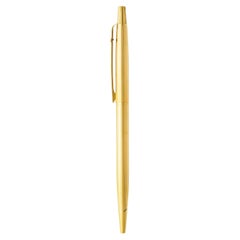 Retro Caran d'Ache Collection Madison Gold Plated BallPoint Pen 