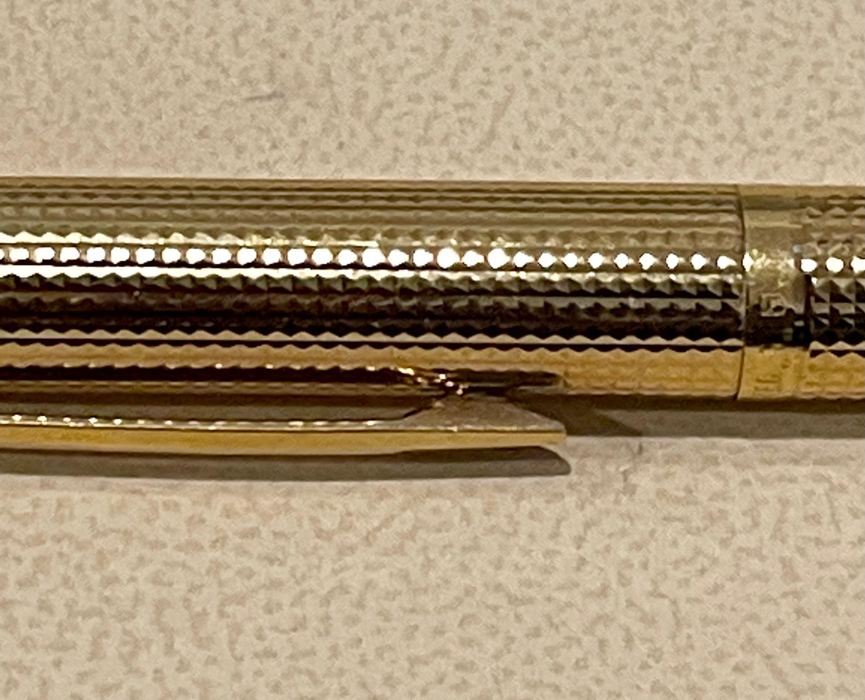 Caran d'Ache Fountain Pen Of Prestige Gold Plated Made in Switzerland 5