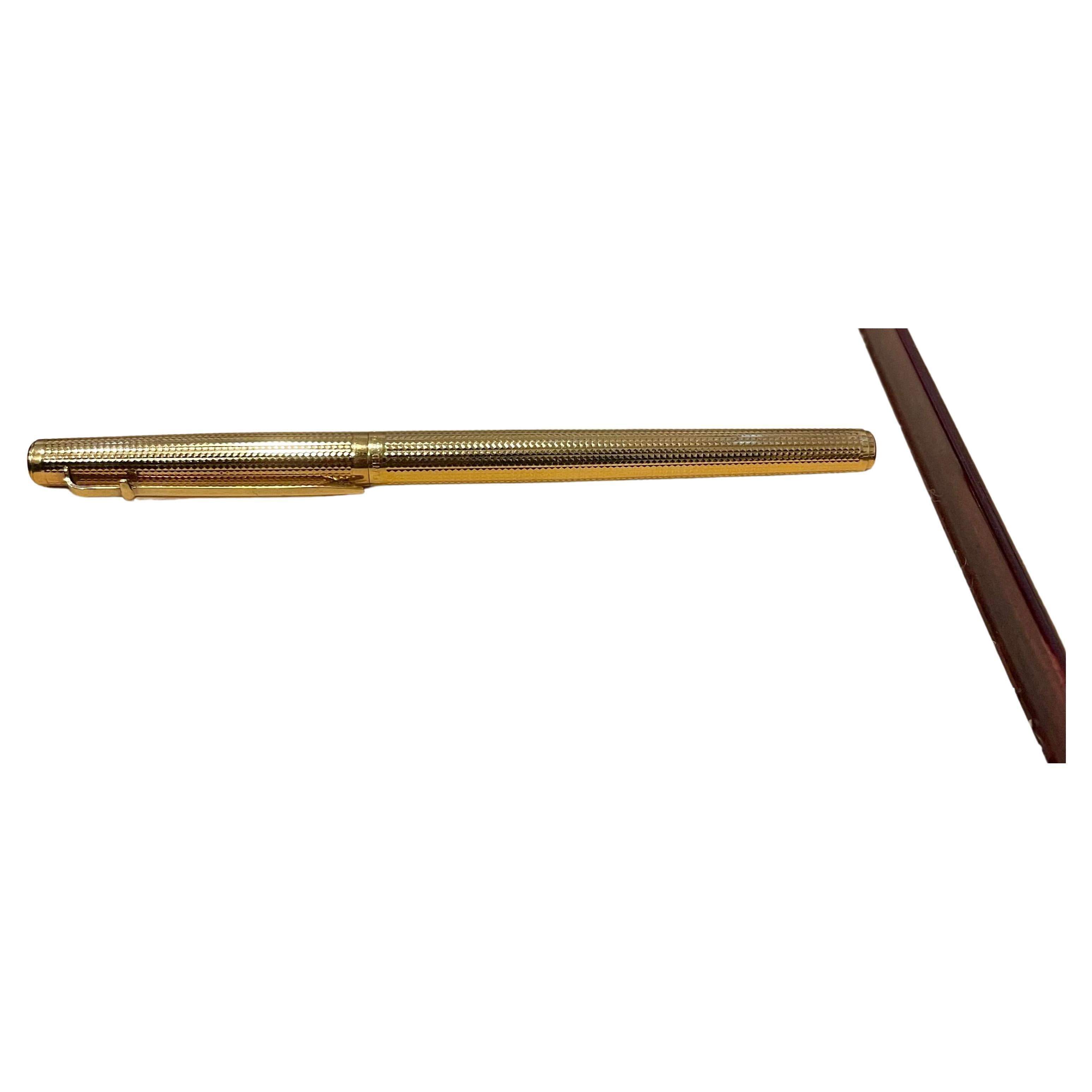 caran d'ache swiss gold plated g