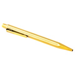 Retro Caran d'Ache Gold plated BallPoint Pen