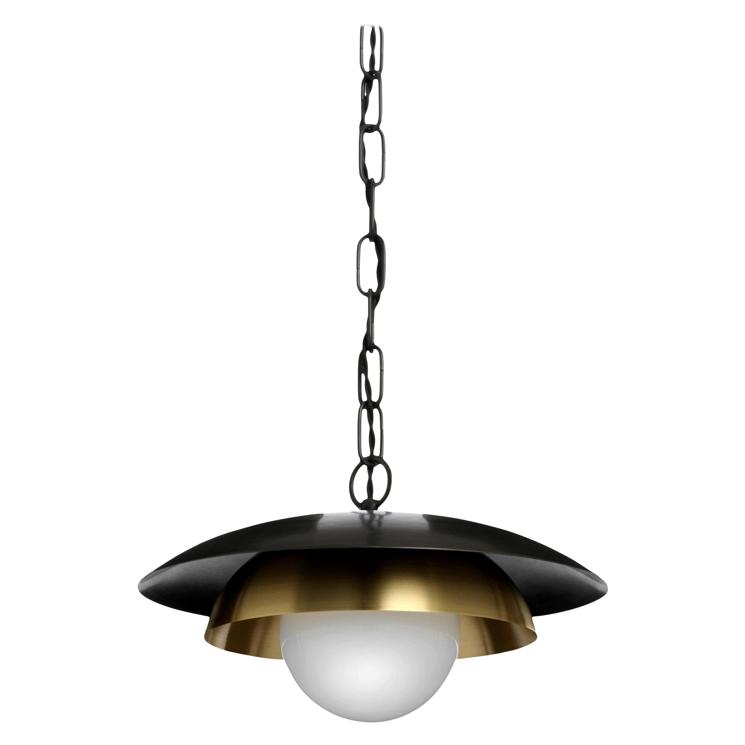 Carapace-Chain Pendant Lamp by CTO Lighting For Sale