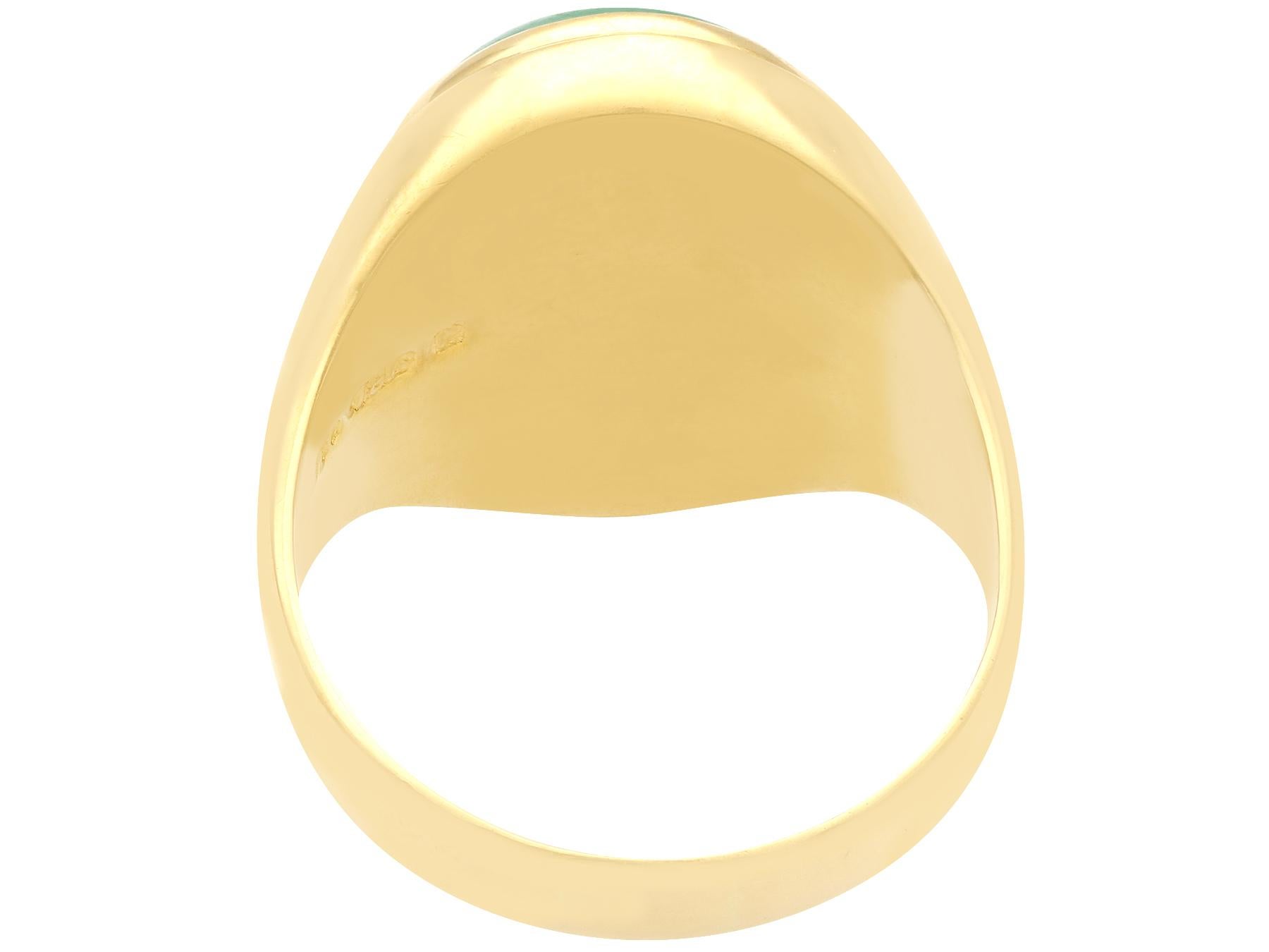 jade gold ring