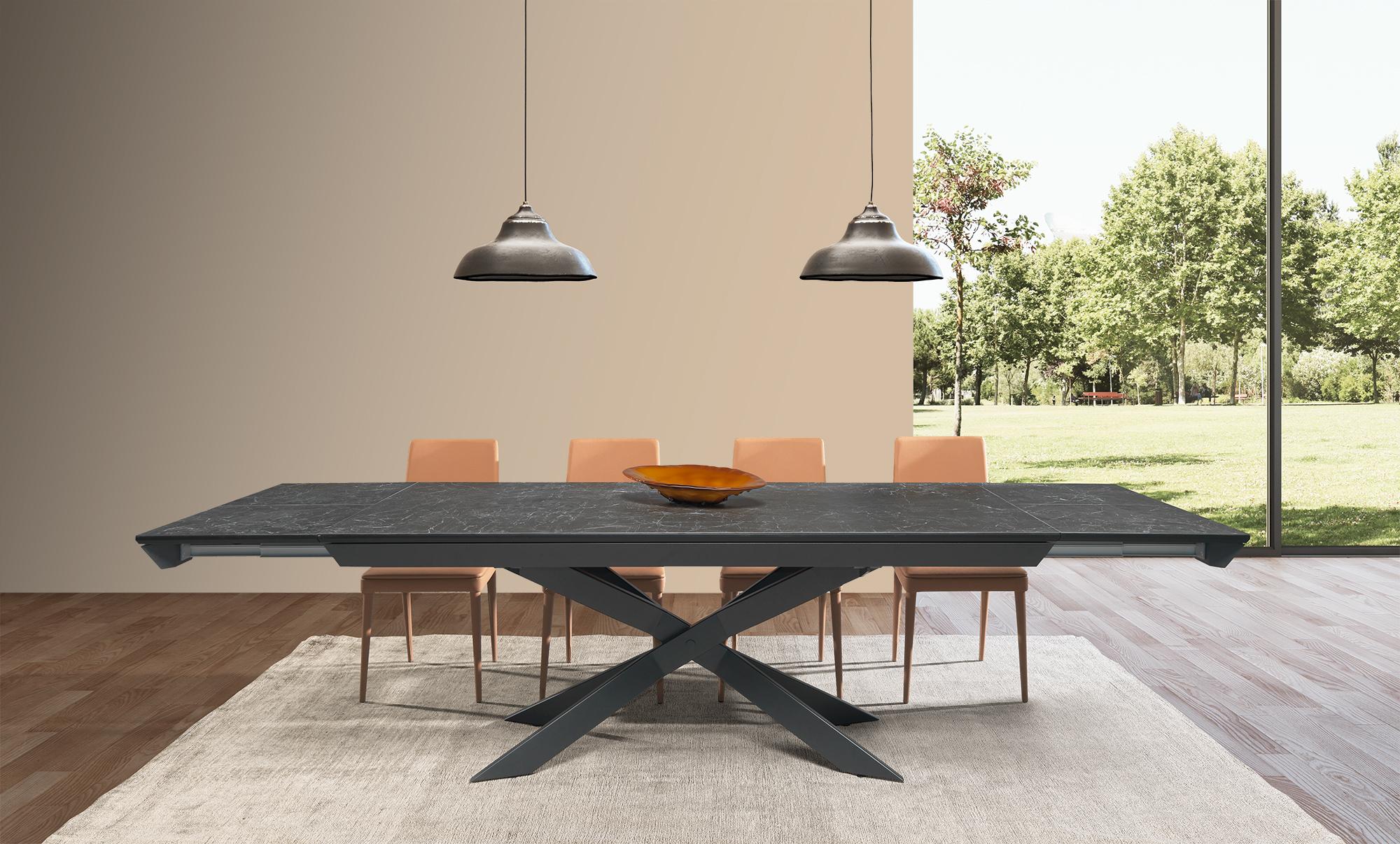 Modern Carat Extendable Dining Table For Sale
