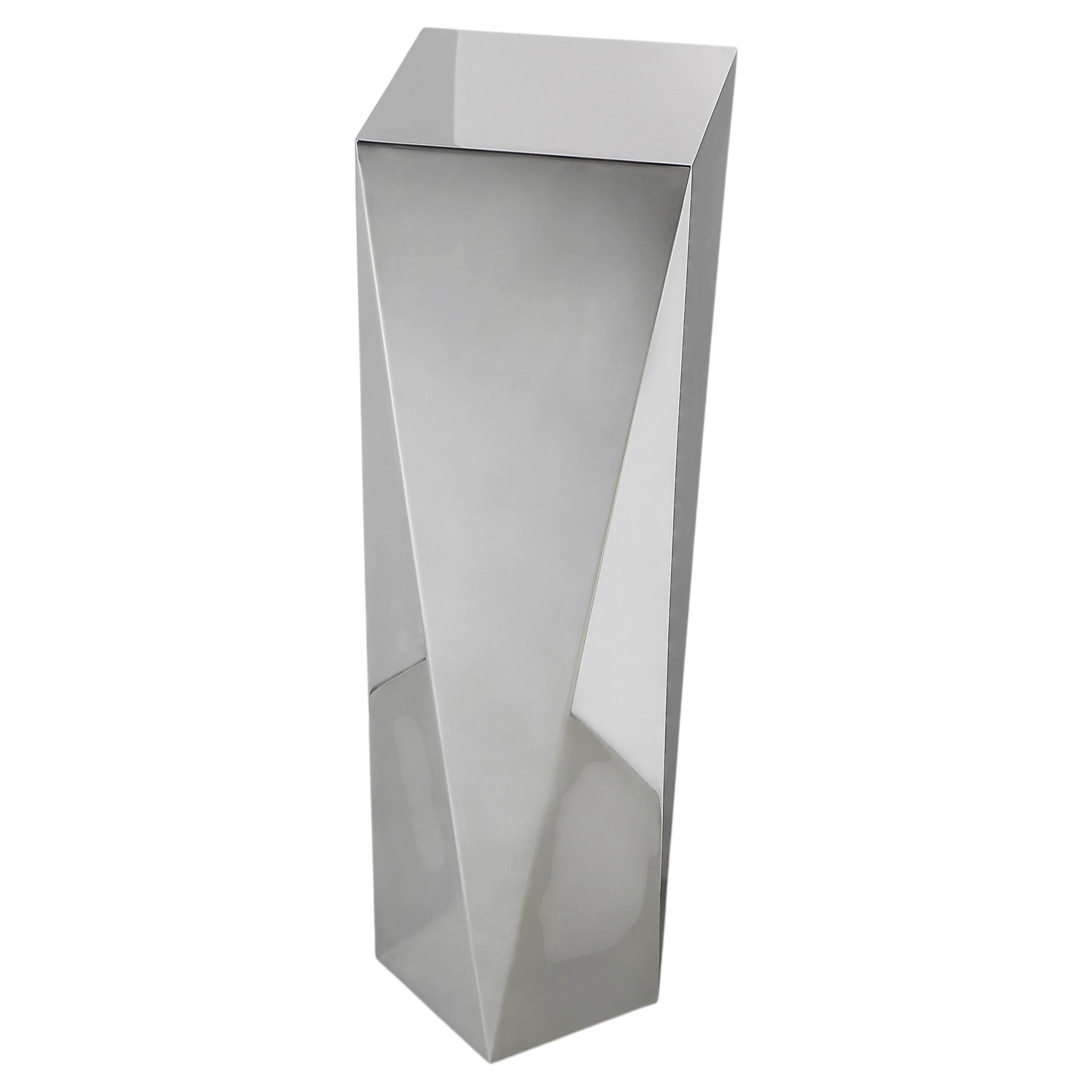 Carat XL Pedestal in Hand-Polished Stainless Steel