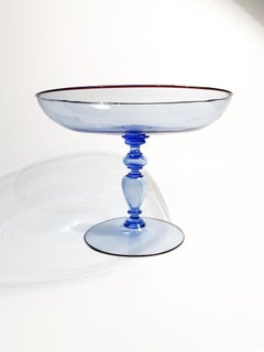 Caravaggio Cup Murano Glass Centerpiece by Barovier & Toso from the 1980s