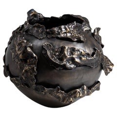 Vase en bronze Caravan en laiton, Viya par Vikram Goyal