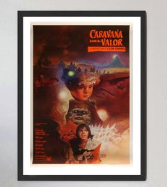 „Caravan of Courage“ (Spanisch) – Originalplakat von Drew Struzan, 1984