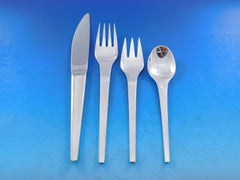 Caravel by Georg Jensen Sterling Silver Flatware Service Set 139 pieces Dinner