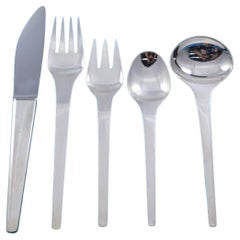 Caravel by Georg Jensen Sterling Silver Flatware Service Set 40 pieces Dinner
