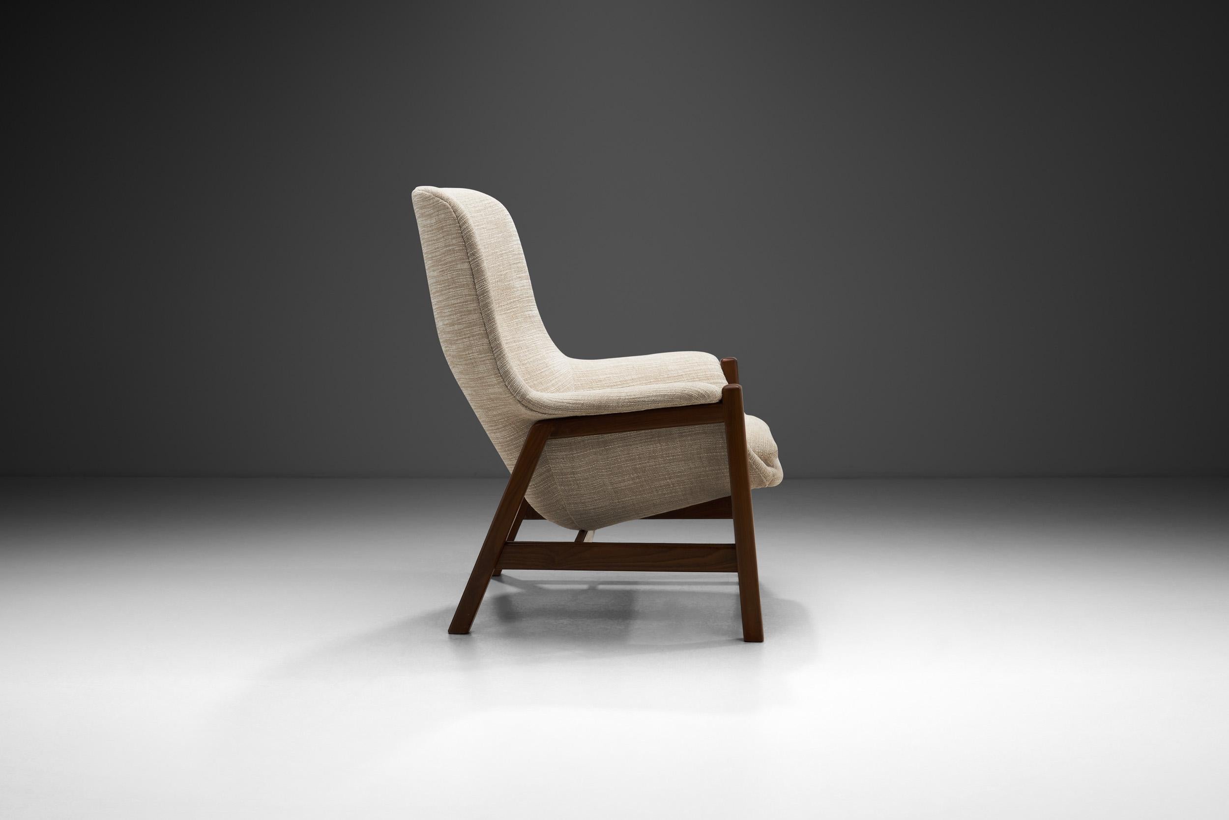 Finnish “Caravelle” Lounge Chair by Carl-Gustaf Hiort af Ornäs, Finland 1962 For Sale