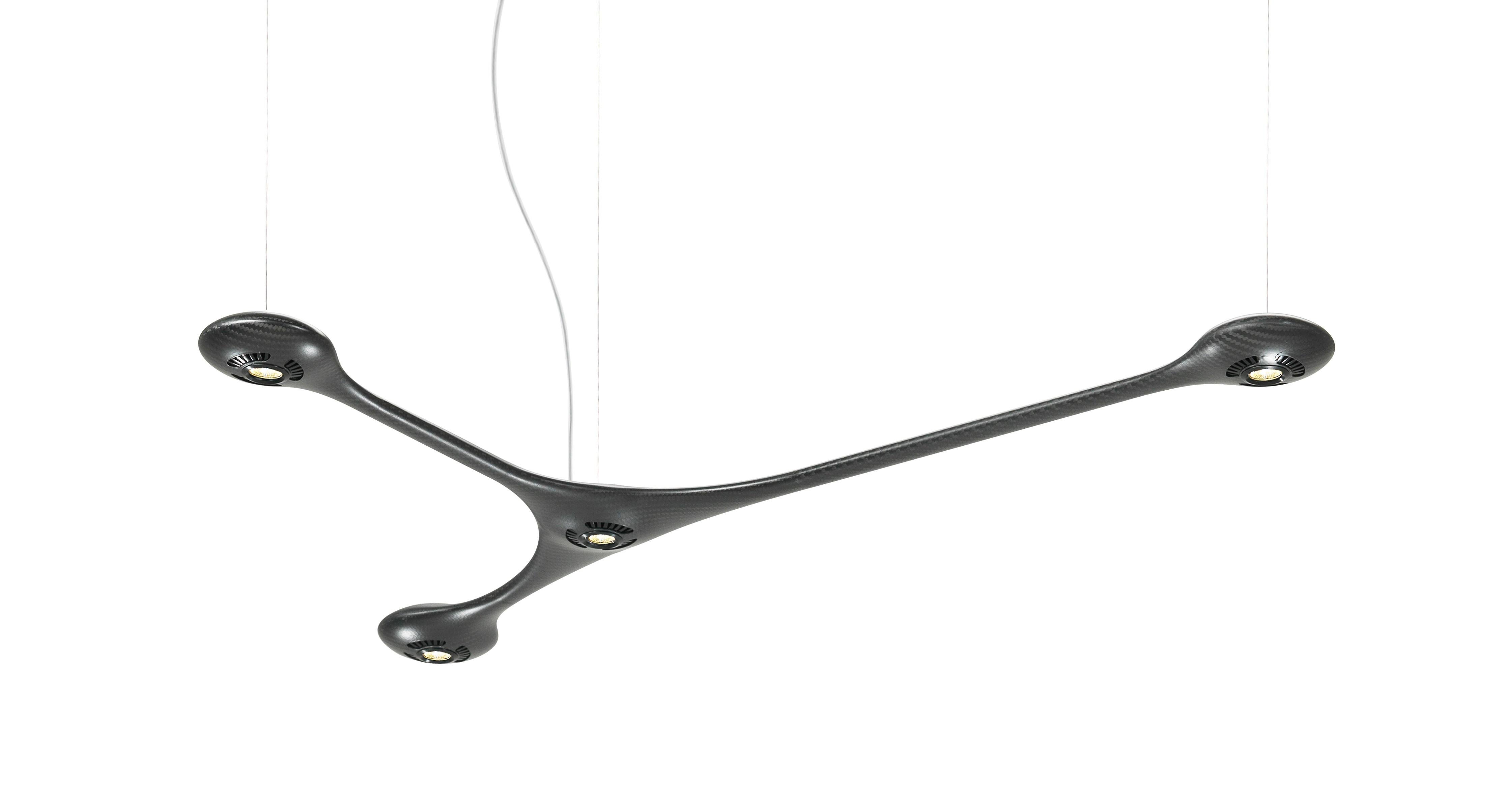 Slovenian CARB-04 Carbon Ceiling Light by Tokio For Sale
